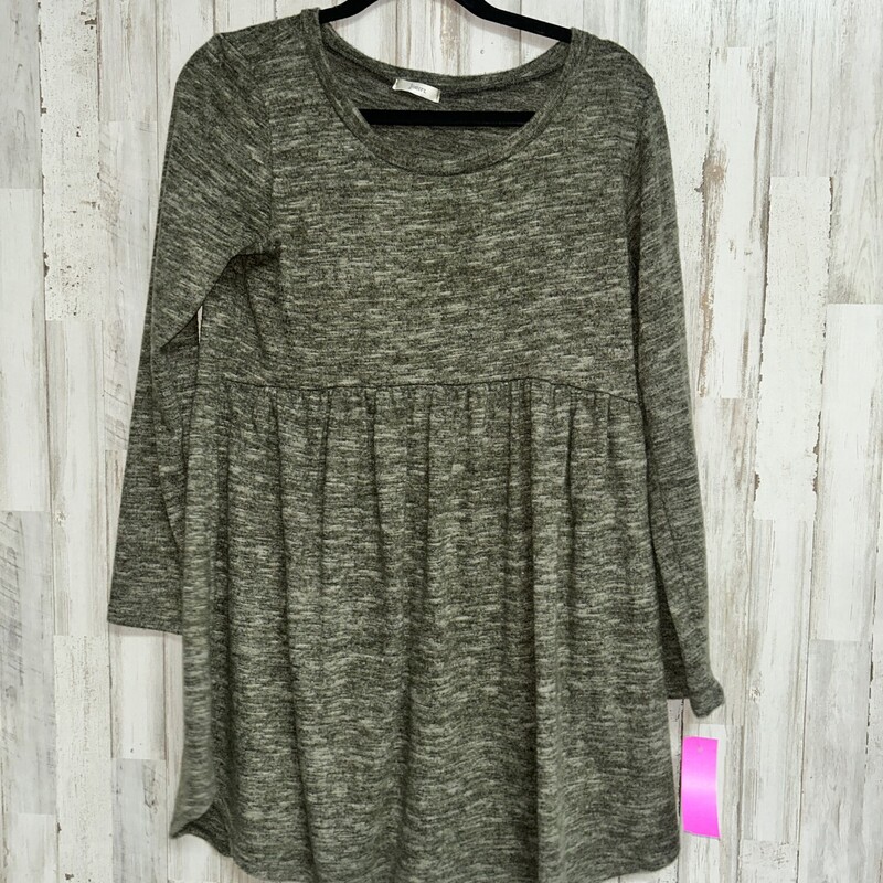 S Green Heather Knit Top