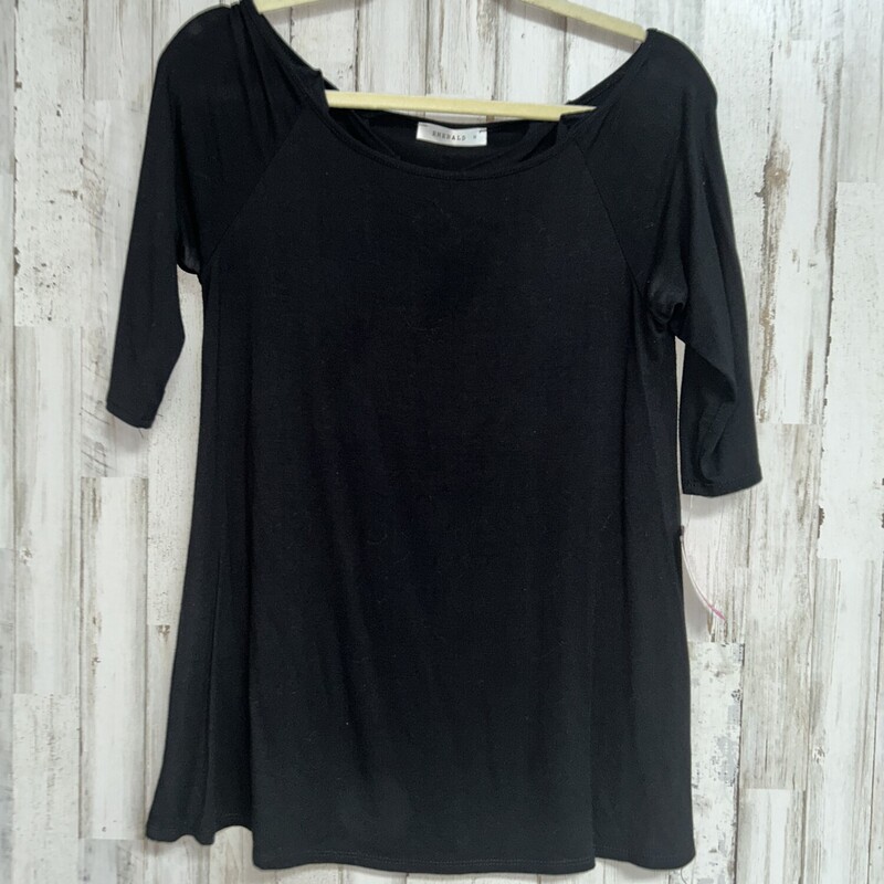 M Black Cut Out Top