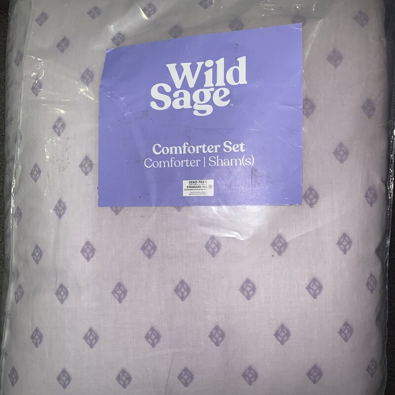 Lavender Twin Comforter, Lavender, Size: Twin