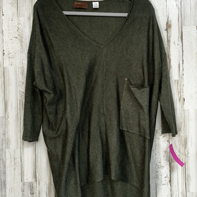 S/M Dark Green Knit Top