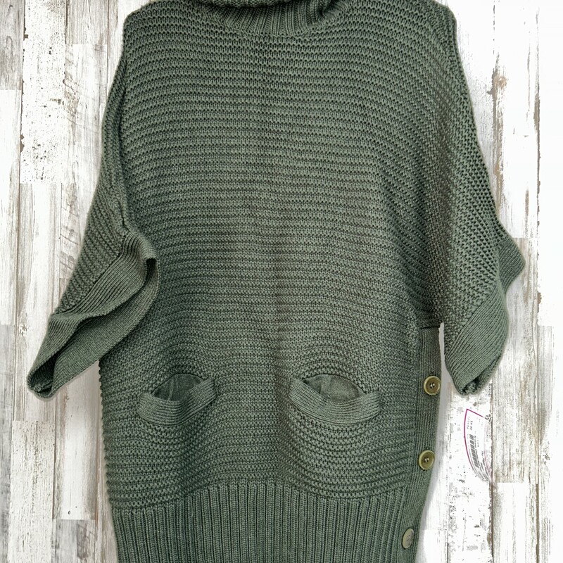 M Green Chunky Knit Top