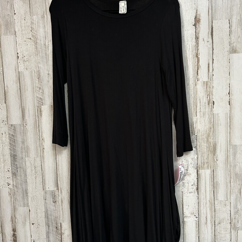 M Black Piko Style Dress