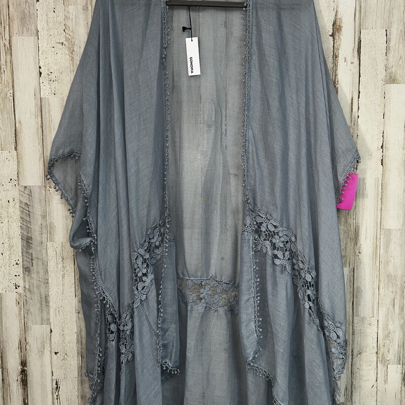 NEW O/S Blue Kimono