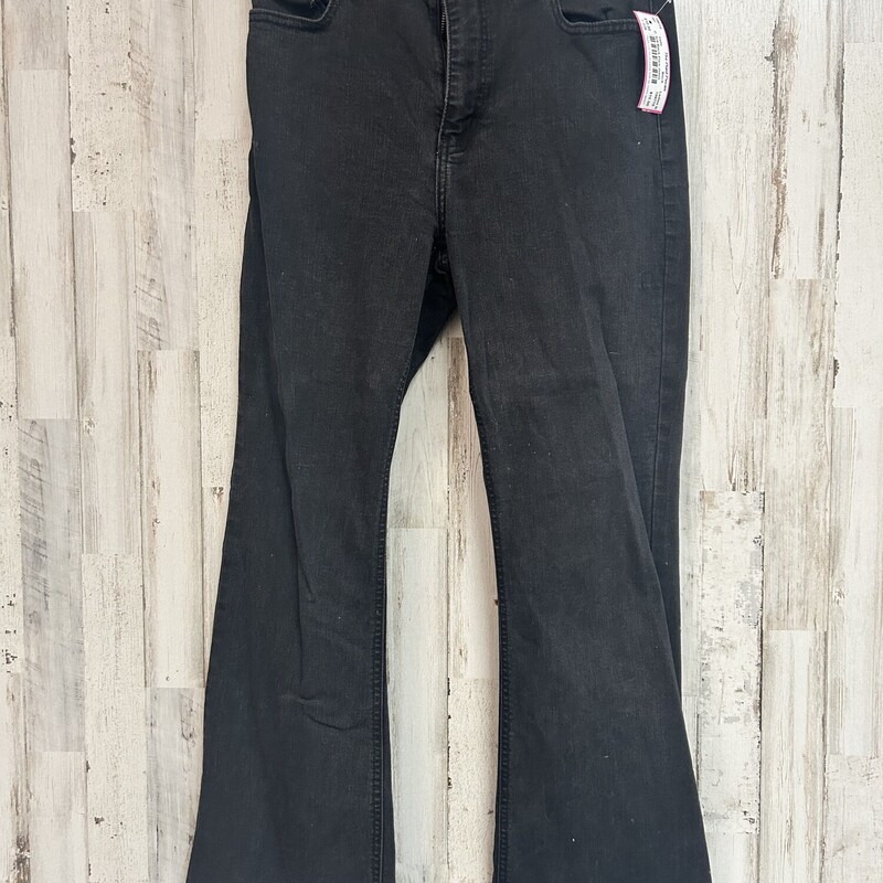 Sz9 Black Flare Jeans