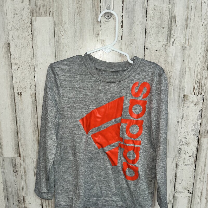 4T Grey Logo Longsleeve