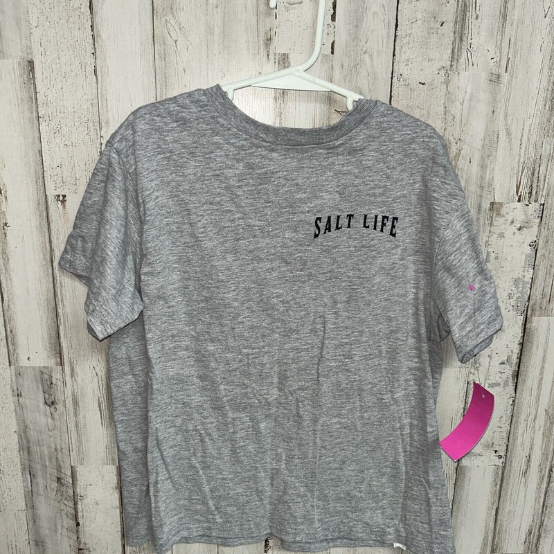 6/7 Grey Fish Logo Tee