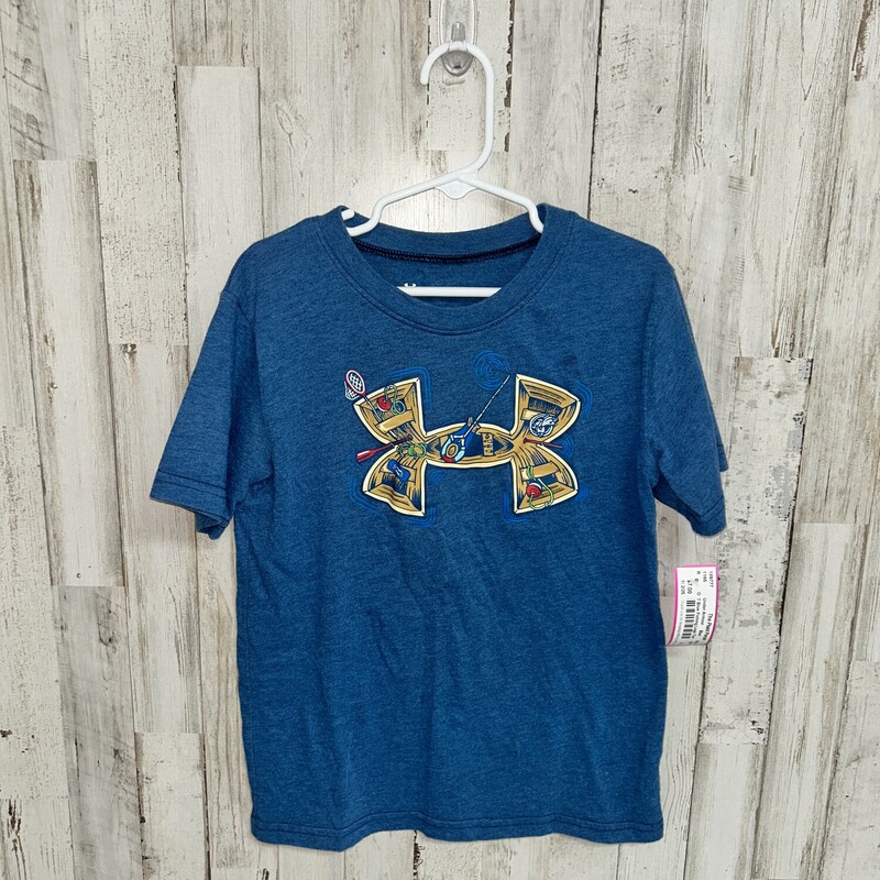 7 Blue Fishing Logo Tee