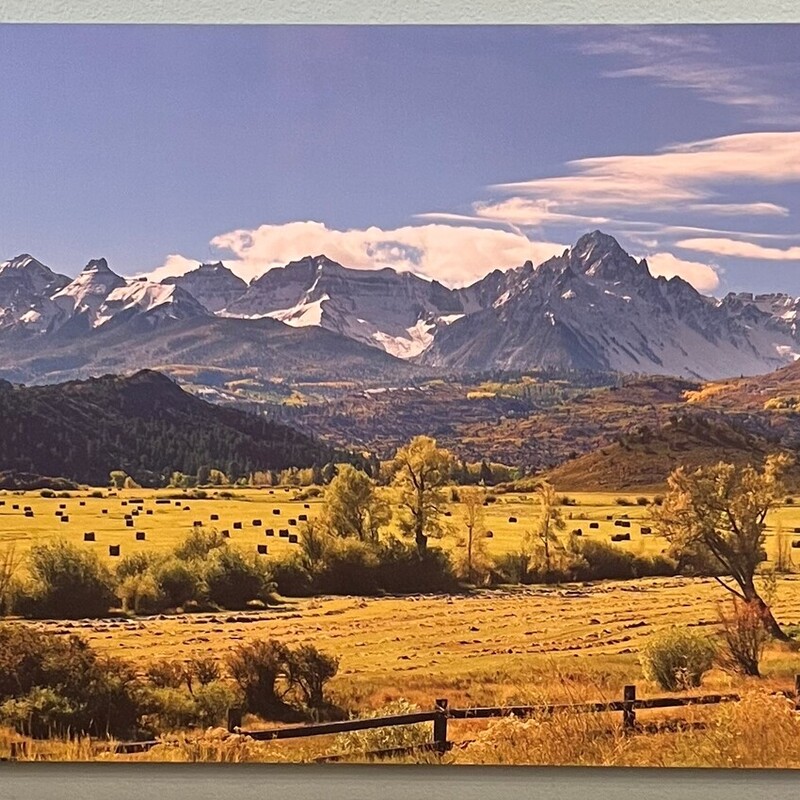 San Juan Mountains Local Artist, Photo, Mounted
50in x 20in