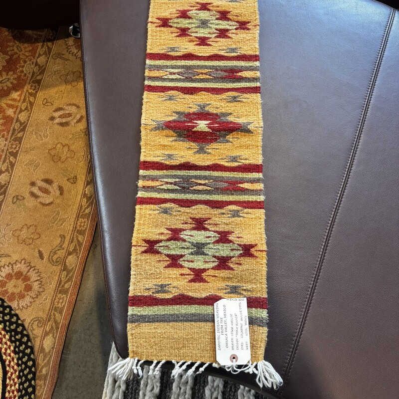 Zapotec Weaved Runner