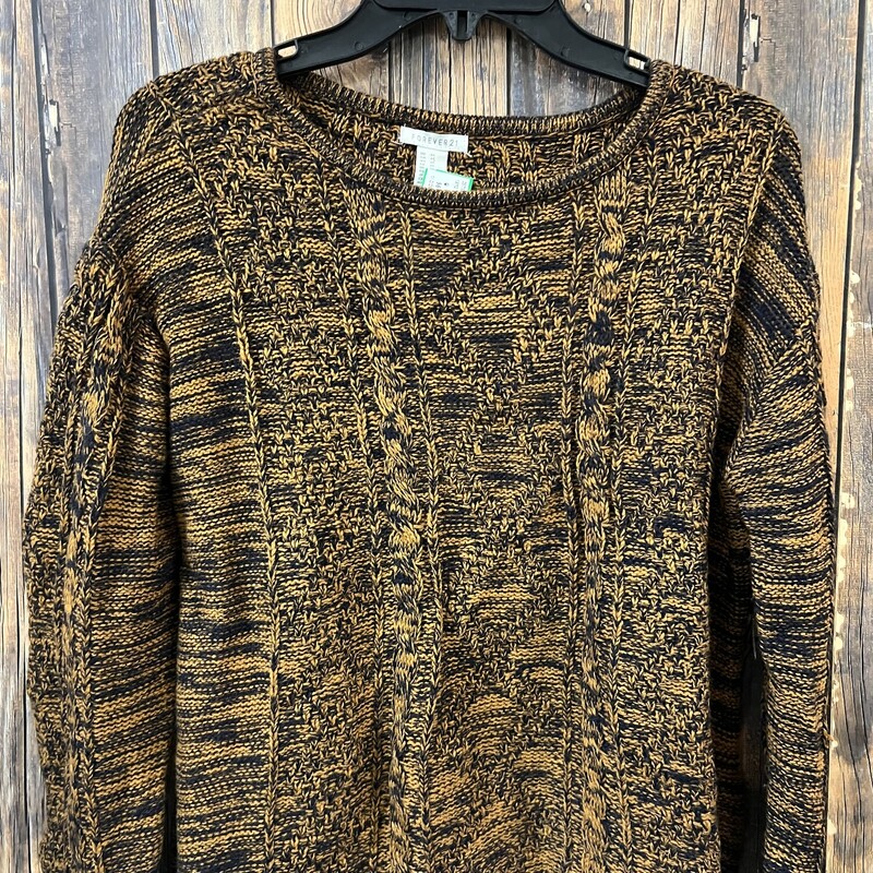 Black-Rust Sweater, Blk-rust, Size: Medium