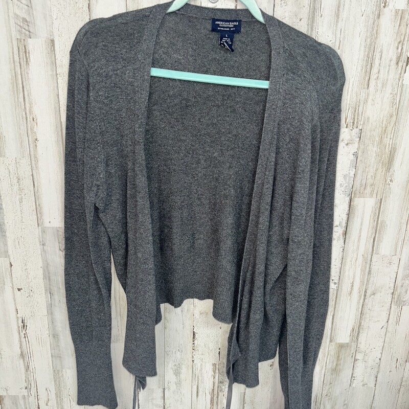 L Dark Grey Cardigan, Grey, Size: Ladies L