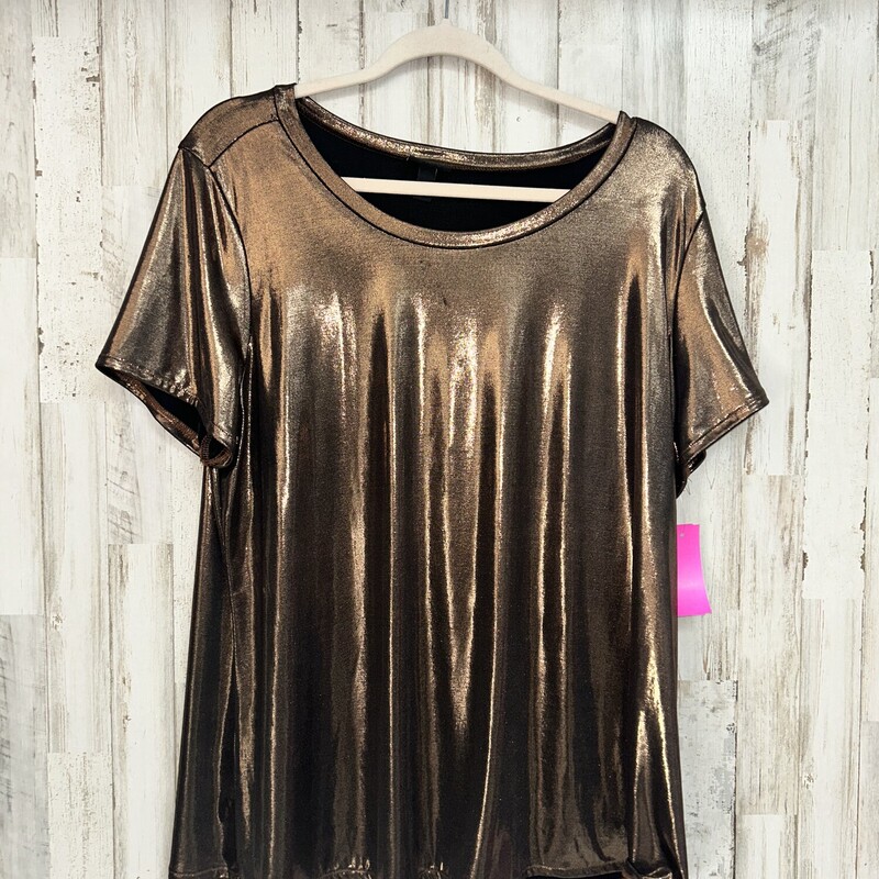 XL Gold Shimmer Tee