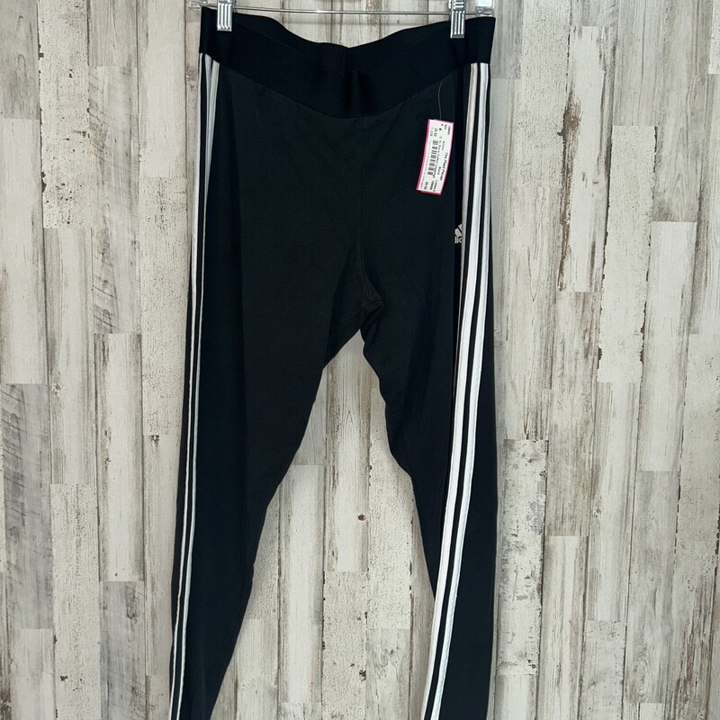 XL Black Cotton Leggings, Black, Size: Ladies XL