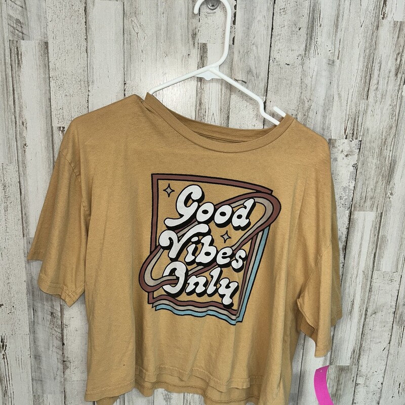 XS Good Vibes Only Crop T