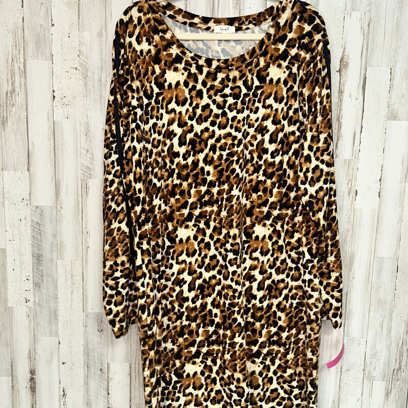 3X Cheetah Printed Dress