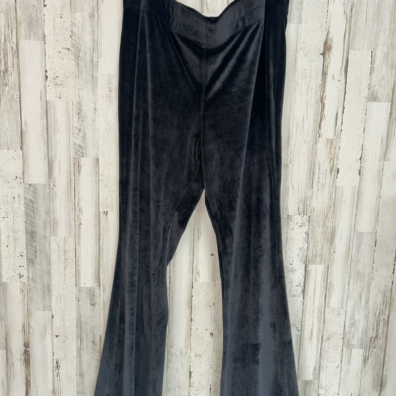 XL Black Velvet Pants, Black, Size: Ladies XL