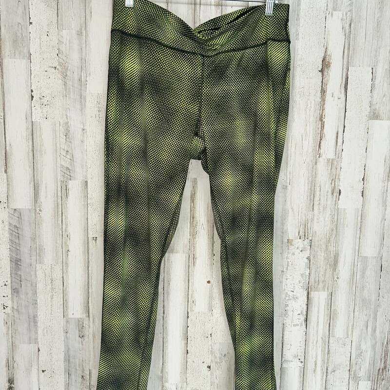 L Lime Printed Leggings