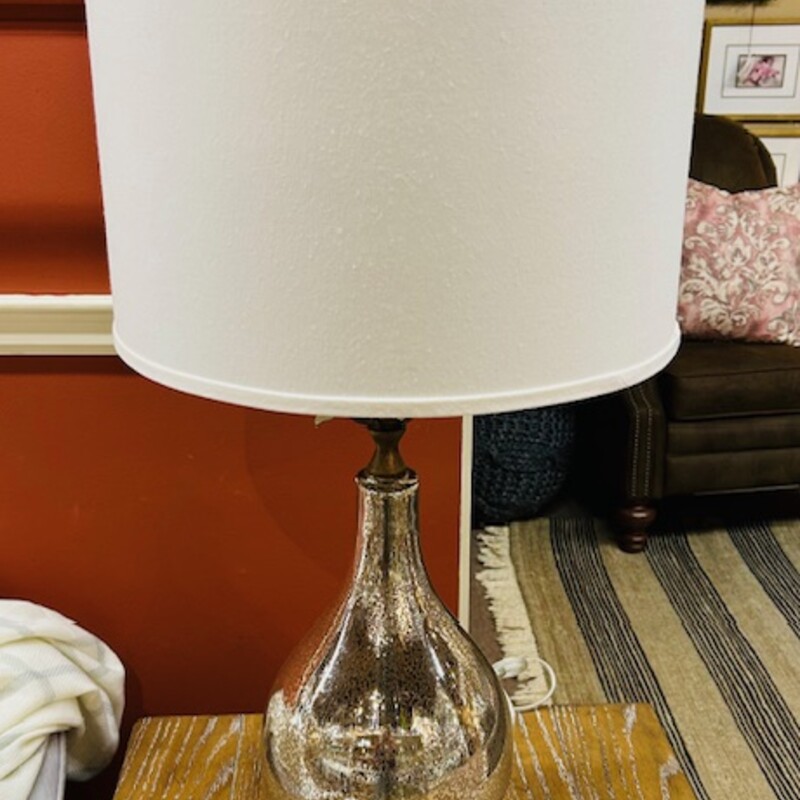 Arhaus Antoinnette Lamp
Silver Brass White
Size: 16x30H