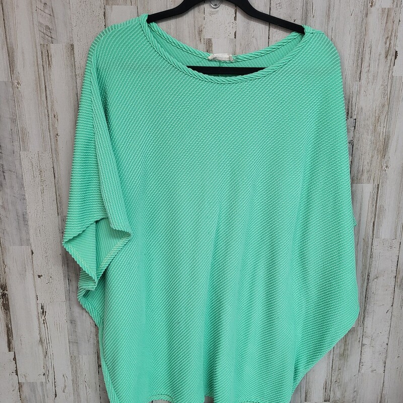 L Neon Green Texture Top