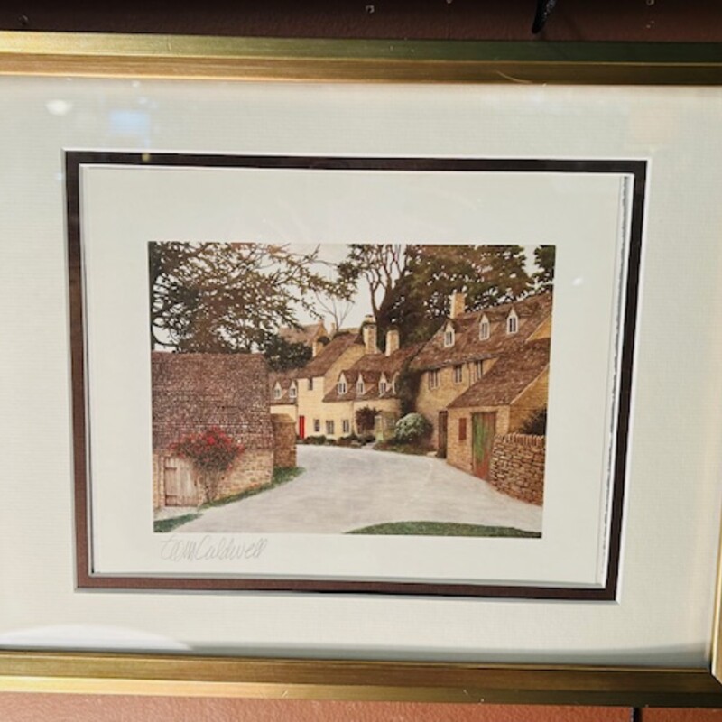 Tom Caldwell Driveway Print
Gold Green White Size: 15 x 12H