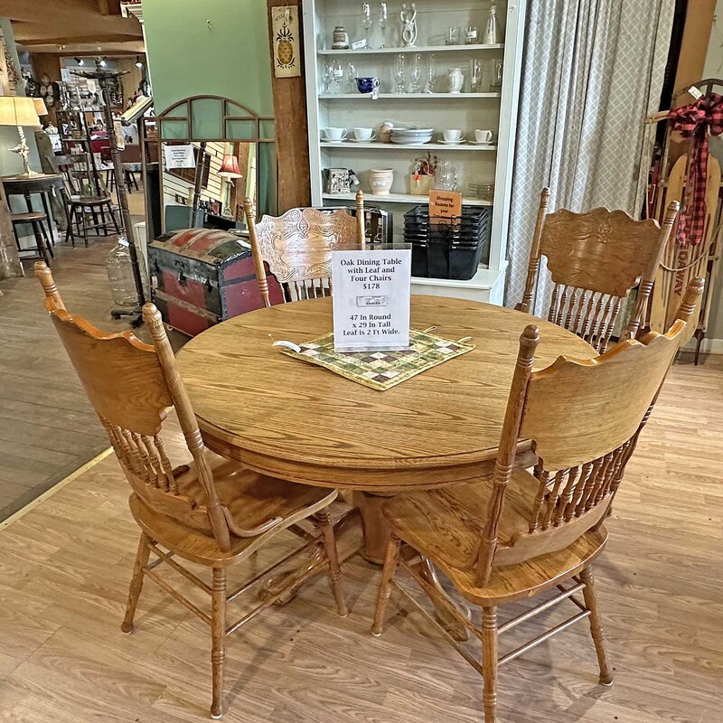 Oak Dining Set