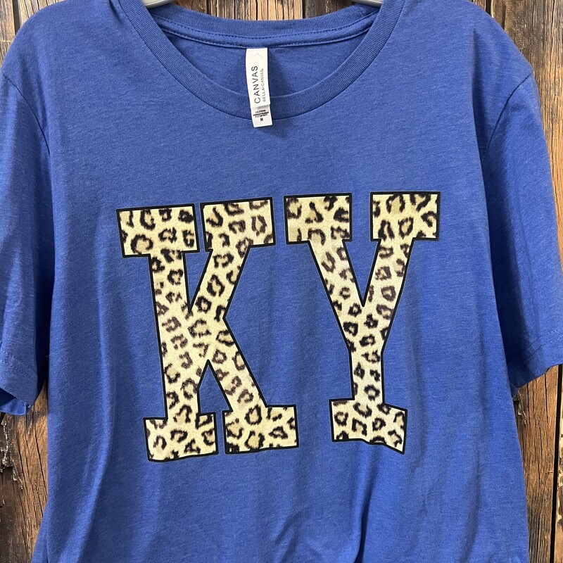 Blue Ky Shirtcrop, Size: Med