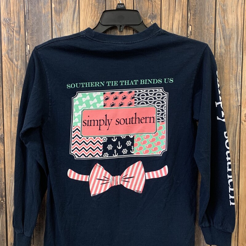 Navy SS Bow Shirt