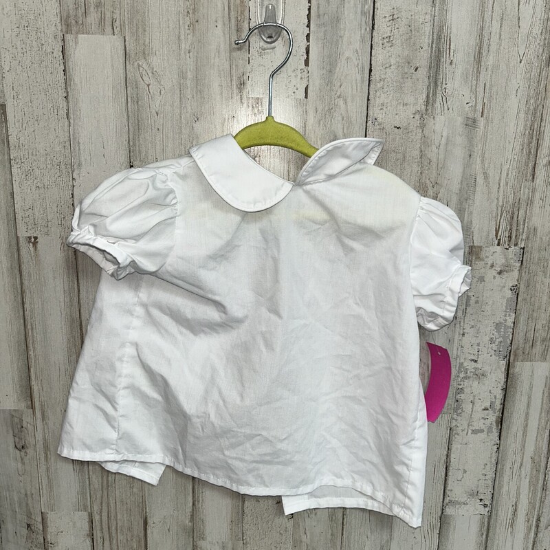 4T White Collar Top