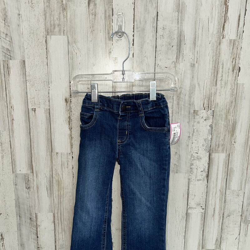 4T Dark Bootcut Jeans, Blue, Size: Girl 4T