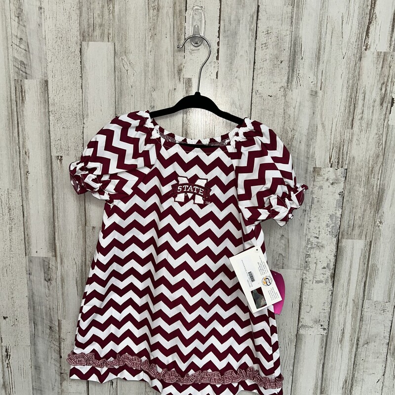 NEW 2 Chevron MSU Dress