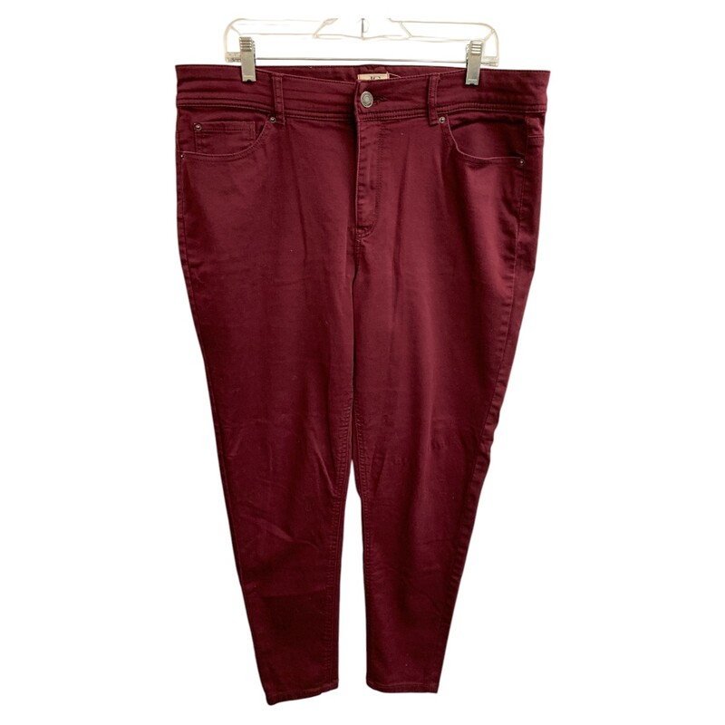 Dc Jeans S18, Maroon, Size: 1X