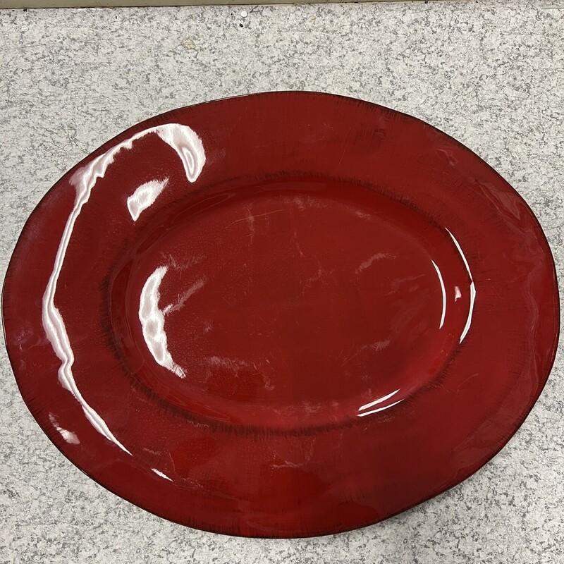 Big Red Platter