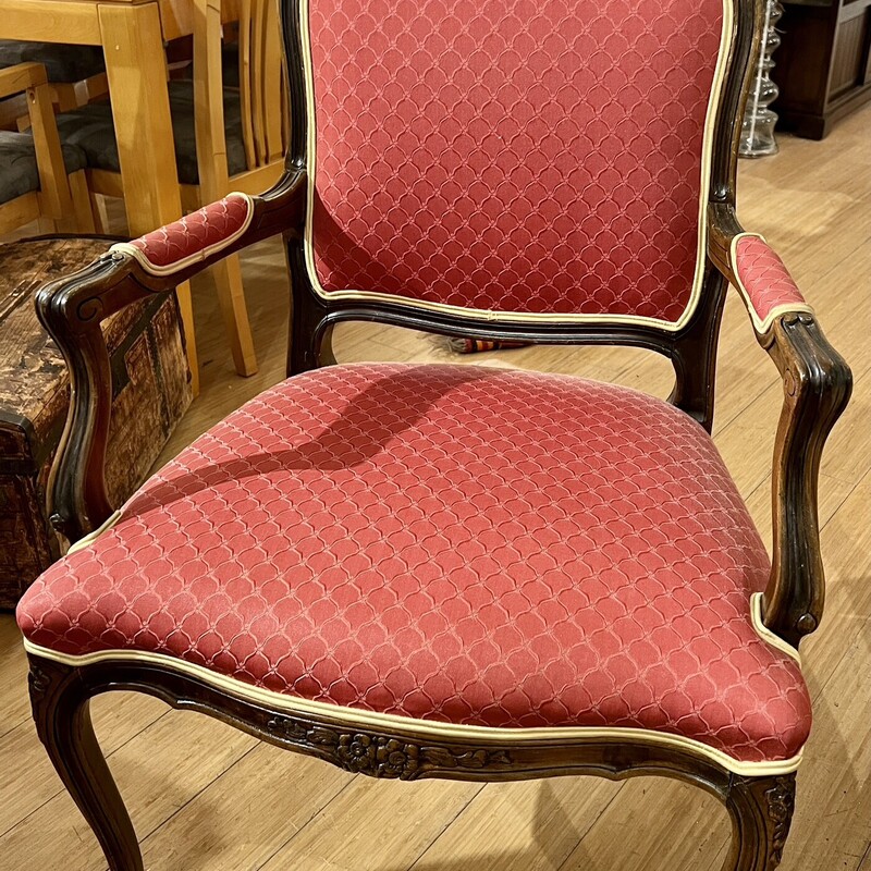 Chair Chateau d'Ax Spa, Red, Size: 26x22x40