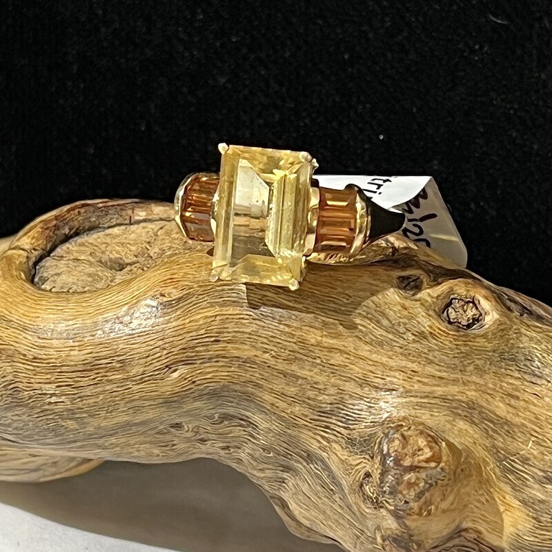 14k citrine ring