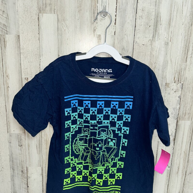 10/12 Navy Minecraft Tee