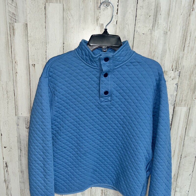 10/12 Blue Quilted Pullov