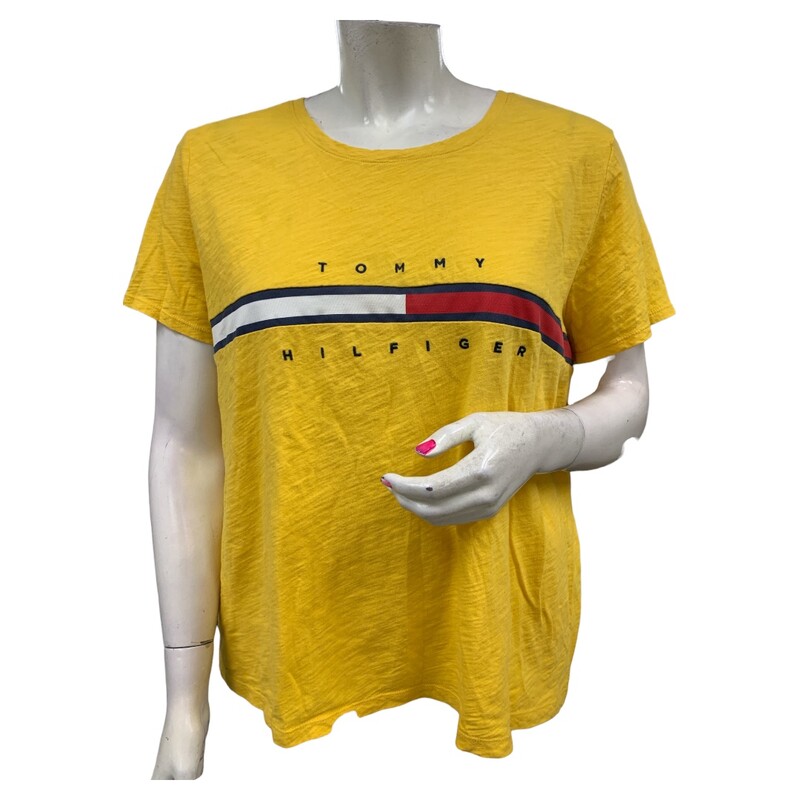 Tommy Hilfiger, Yellow, Size: 2X