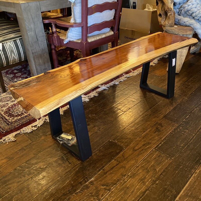 Custom Redwood Bench