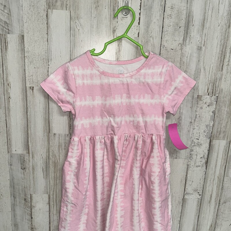 4T Pink Ombre Cotton Dres