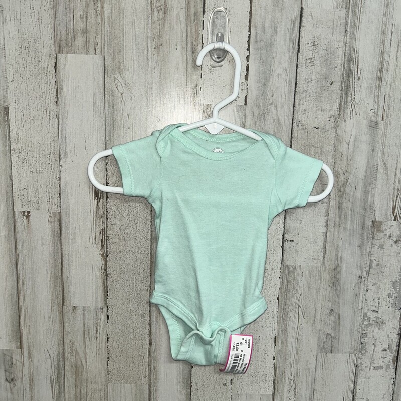 NB Mint Cotton Onesie