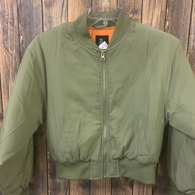 NWT Green Crop Jacket 10/