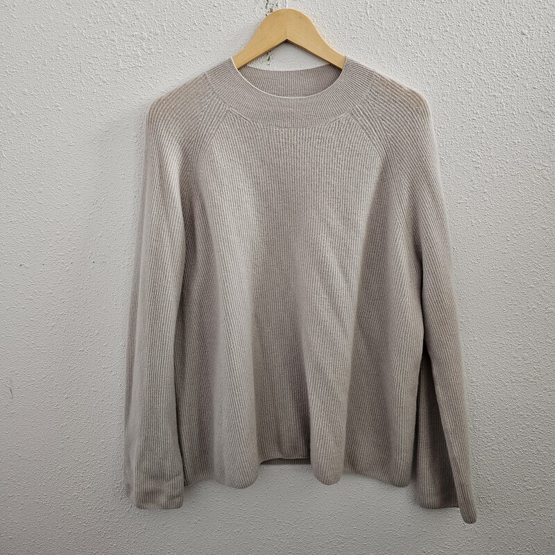 Vince Cashmere, Taupe, Size: Medium