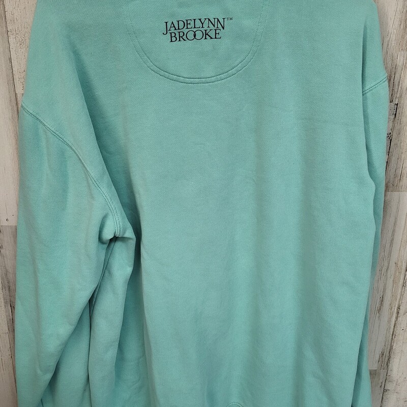 M Teal Dear Sweatshirt