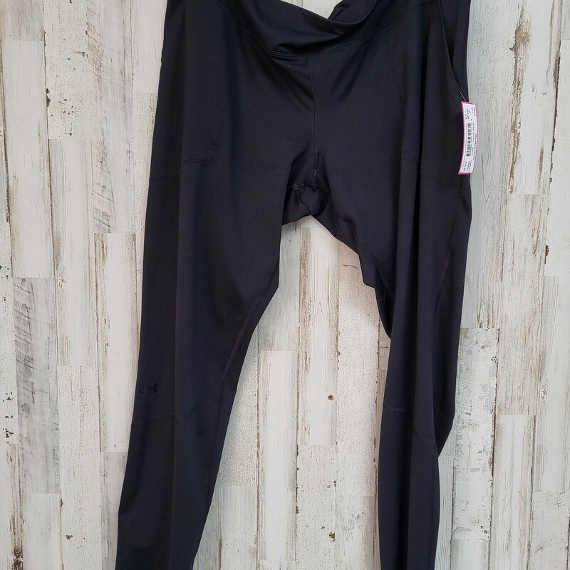 2X Black Logo Leggings