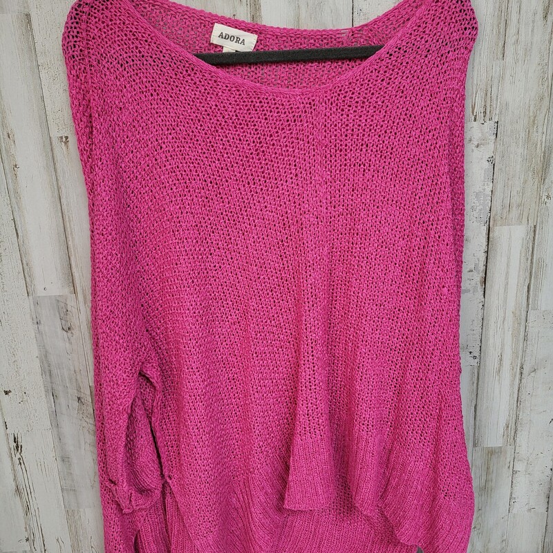 O/S Hot Pink Knit Top