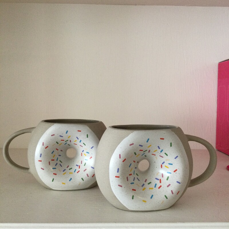 Donut Mugs,
Multi,
Size: Set Of 2