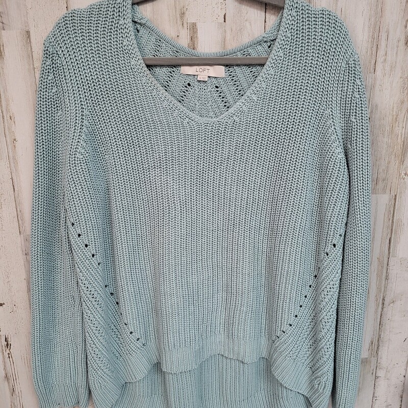 XL Teal Knit Sweater