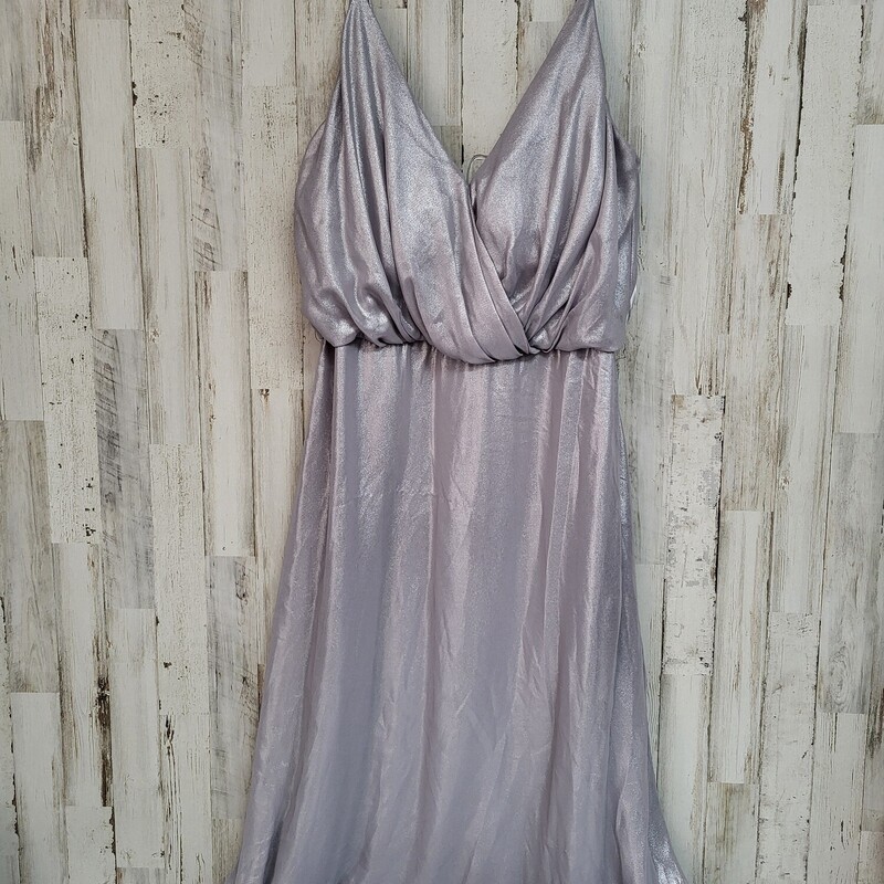 Sz16 Grey Shimmer Gown