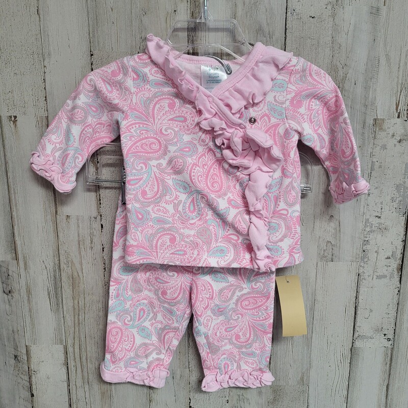 3M 2pc Pink Paisley Set