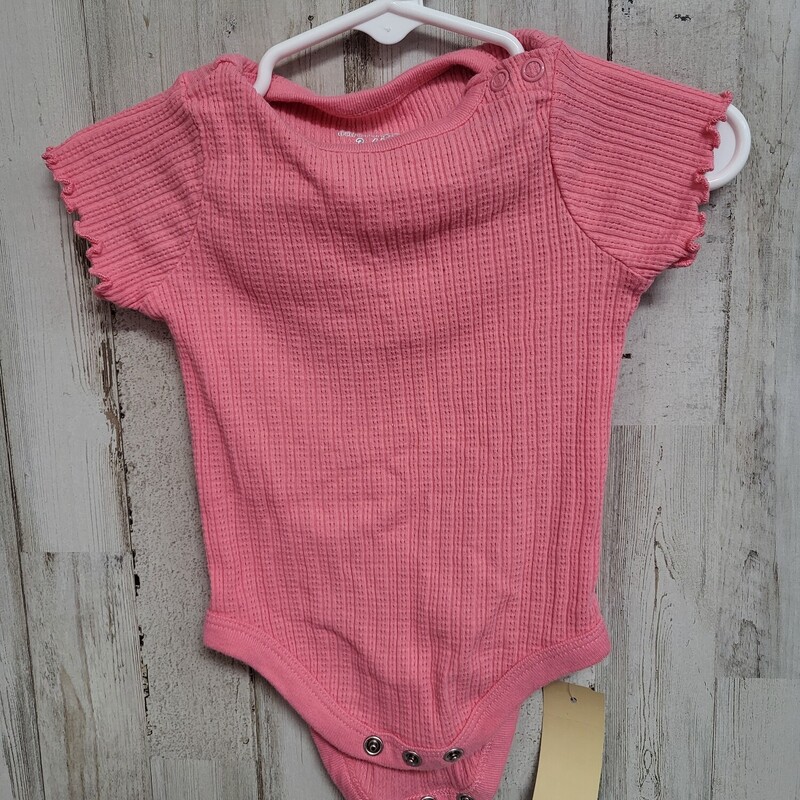 3/6M Pink Eyelit Onesie